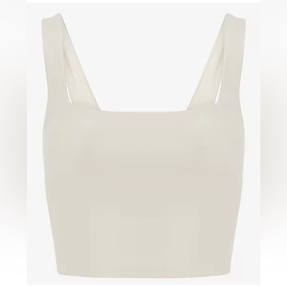 Express Women’s Body Contour Faux Leather Square Neck Cropped Tank Size XL - NWT - Picture 4 of 16